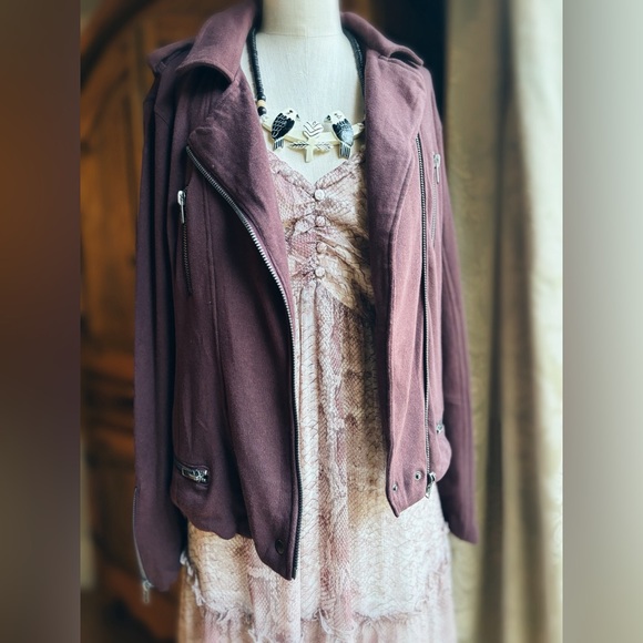 Chaser Moto Sweatshirt Fabric Jacket - Picture 5 of 11